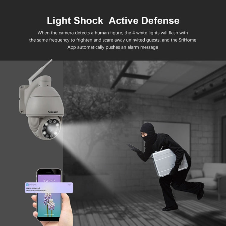Sricam SP008C 5MP 10X Zoom IP66 Waterproof CCTV WiFi IP Camera Monitor, US Plug, EU Plug, UK Plug, AU Plug Sricam SP008C 5MP 10X Zoom IP66 Waterproof CCTV WiFi IP Camera Monitor, US Plug, EU Plug, UK Plug, AU Plug